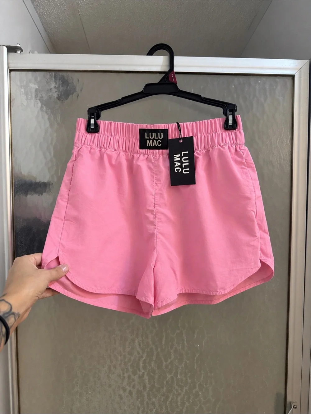 LuluMac Pink Athletic Pull-On Shorts